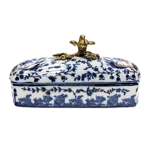 Шкатулка Pattern & Bronze Birds Long