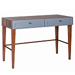 Стол письменный из массива бука с 2-мя ящиками серый Wenge Light варинант исполнения - 1 | Loft Concept в Красноярске