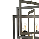 Люстра из пересекающихся квадратных элементов Intersecting Squares варинант исполнения - 1 | Loft Concept в Красноярске