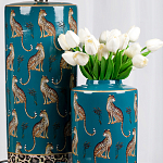 Ваза фарфоровая с крышкой Leopard Ccollection варинант исполнения - 4 | Loft Concept в Красноярске