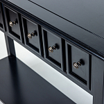 Черная консоль с выдвижными ящиками Monica варинант исполнения - 3 | Loft Concept в Красноярске