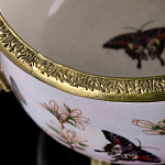 Фарфоровая чаша с бронзовыми элементами Eden Garden варинант исполнения - 6 | Loft Concept в Красноярске