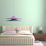 Подвесной вязаный светильник в двухцветном исполнении «Двойной Токио»  варинант исполнения - 1 | Loft Concept в Красноярске