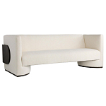 Трехместный диван Florida Sofa  с элегантным деревянным декором  варинант исполнения - 1 | Loft Concept в Красноярске