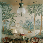 Обои ручная роспись River Scenes of Bengal Kolkata варинант исполнения - 1 | Loft Concept в Красноярске