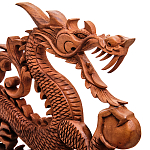Панно из дерева дракон Panel With Animals варинант исполнения - 2 | Loft Concept в Красноярске