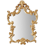 Настенное зеркало Callero Golden Mirror варинант исполнения - 1 | Loft Concept в Красноярске