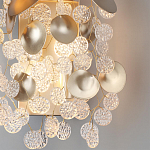 Бра с декоративными подвесками из прозрачного стекла в форме монеток FAIRYTREE Light варинант исполнения - 4 | Loft Concept в Красноярске