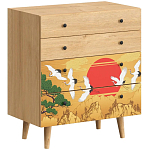 Комод с принтом на ящиках Elise Chest of Drawers варинант исполнения - 16 | Loft Concept в Красноярске