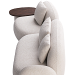 Модульный Диван Orus с овальным столиком  варинант исполнения - 5 | Loft Concept в Красноярске