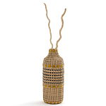 Ваза декоративная из натурального плетеного бамбука Bamboo Decor 42 варинант исполнения - 1 | Loft Concept в Красноярске