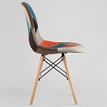 Стул с обивкой в технике пэчворк DSW варинант исполнения - 3 | Loft Concept в Красноярске