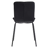 Стул черный с обивкой из велюра Black Archie Chair варинант исполнения - 4 | Loft Concept в Красноярске