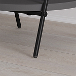 Стол приставной с 2-мя круглыми столешницами цвета антрацит ESSEL SIDE TABLE ANTHRACITE варинант исполнения - 2 | Loft Concept в Красноярске