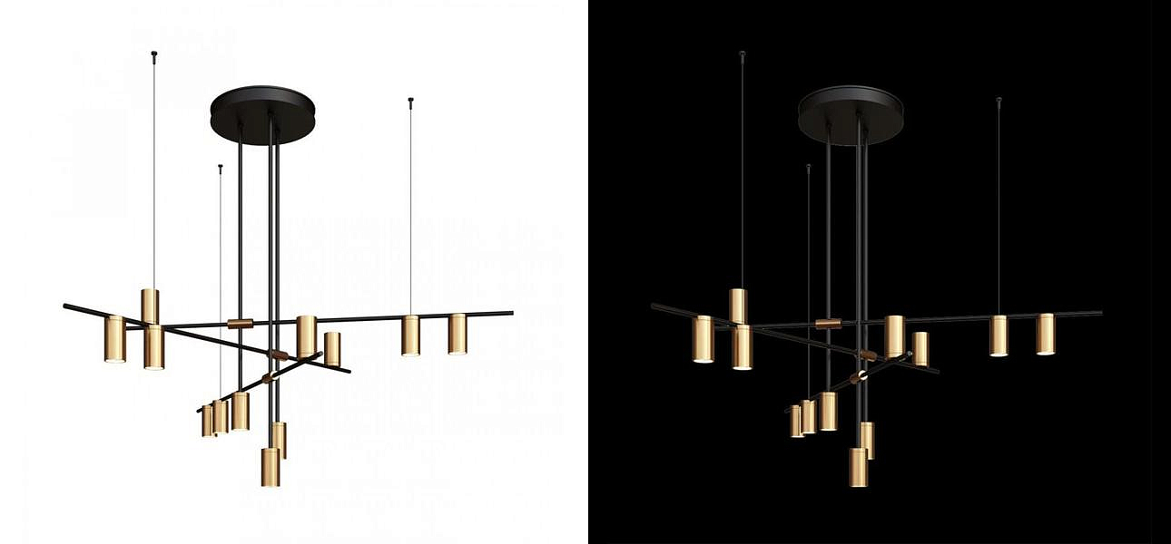 Подвесной светильник TRIBES CHANDELIER 12 плафонов Подвесной светильник TRIBES CHANDELIER 12 плафонов - Loft-Concept в Красноярске