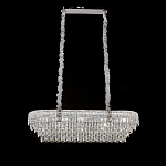 Люстра овальная с каскадом из прозрачного хрусталя Constant Sparks варинант исполнения - 3 | Loft Concept в Красноярске