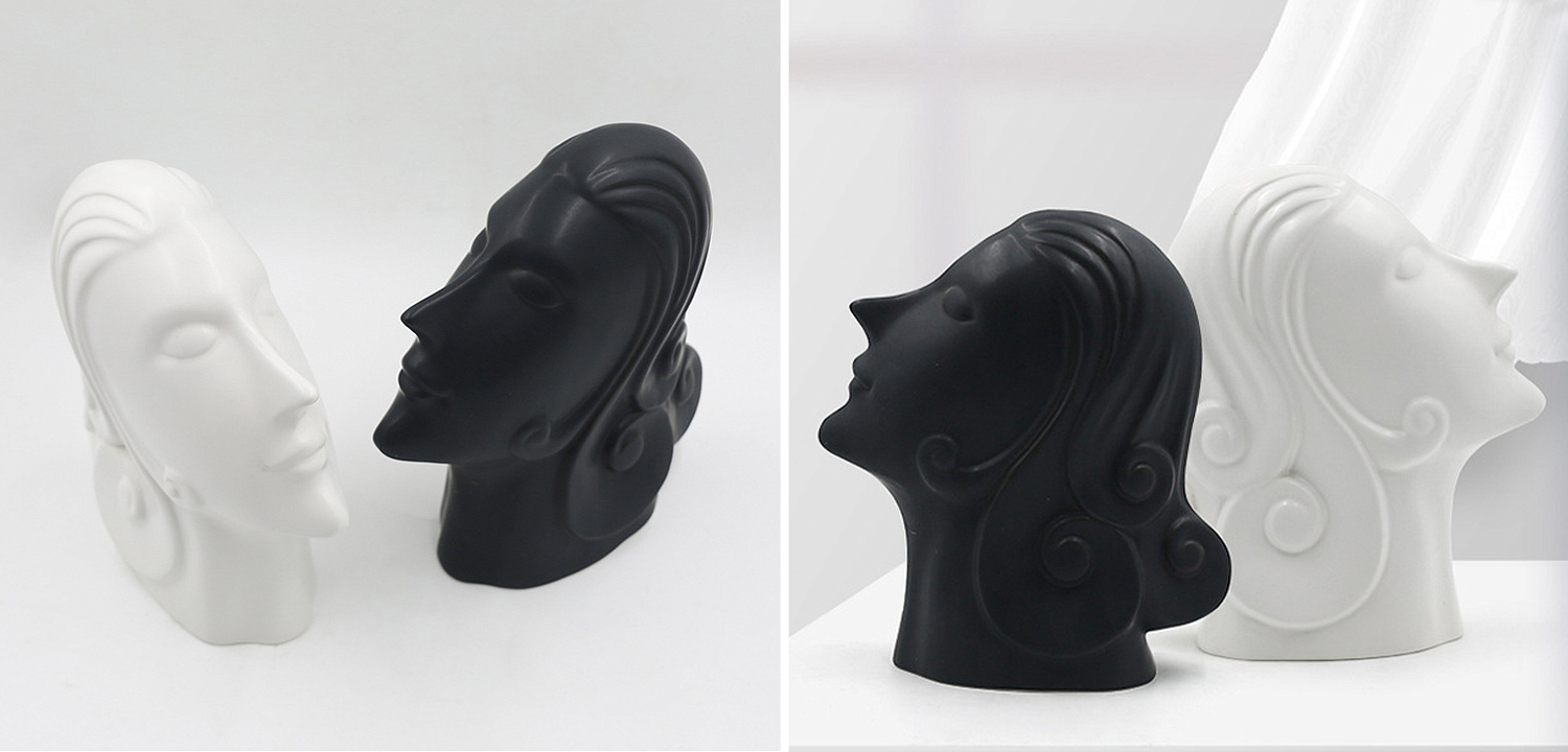 Статуэтка Side Profile Black Statuette Статуэтка Side Profile Black Statuette - Loft-Concept в Красноярске