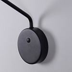 Бра с длинным чёрным металлическим каркасом Bendik Lighting варинант исполнения - 6 | Loft Concept в Красноярске