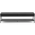 ТВ-тумба из металла с 2-мя ящиками Kelsey Metal TV Stand варинант исполнения - 1 | Loft Concept в Красноярске