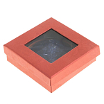 Зеркало карманное круглое двухстороннее из натурального камня Содалит в подарочной упаковке Gold Stone Mirrors варинант исполнения - 4 | Loft Concept в Красноярске