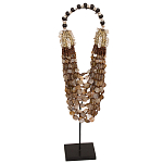 Этническое ожерелье из ракушек и круглых бусин Aboriginal Long Necklace Shells варинант исполнения - 1 | Loft Concept в Красноярске