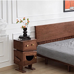 Тумбочка прикроватная с ящиком и дверцей Робот Robot Desk варинант исполнения - 8 | Loft Concept в Красноярске