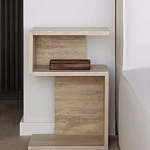 Дизайнерский журнальный стол фигурный с полками Gulip варинант исполнения - 1 | Loft Concept в Красноярске