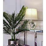 Настольная лампа с кремовым абажуром на граненном основании Crystal Facets варинант исполнения - 1 | Loft Concept в Красноярске