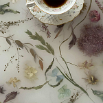 Поднос для ванны из эпоксидной смолы с цветами белая Epoxy Resin Flowers Bath Tray White варинант исполнения - 4 | Loft Concept в Красноярске