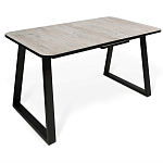 Стол обеденный раздвижной с прямоугольной бежевой столешницей Magali варинант исполнения - 1 | Loft Concept в Красноярске