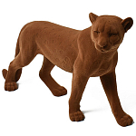 Декоративная статуэтка коричневый флок Сheetah Statuette варинант исполнения - 1 | Loft Concept в Красноярске