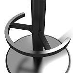 Барный стул вращающийся со спинкой Бежевый Велюр Vendramin Chair варинант исполнения - 5 | Loft Concept в Красноярске