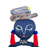 Кукла из одежды и павлопосадских платков Rusalka Blue Jeans варинант исполнения - 2 | Loft Concept в Красноярске