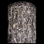 Бра с каскадом из прозрачного хрусталя и корпусом из металла цвета хром Constant Sparks варинант исполнения - 1 | Loft Concept в Красноярске