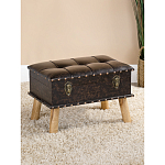 Пуф Leather Chest варинант исполнения - 5 | Loft Concept в Красноярске