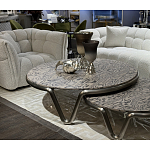 Стол журнальный круглый с узором Table Hypontic Pattern варинант исполнения - 6 | Loft Concept в Красноярске