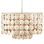 Люстра с каскадом из круглых декоративных элементов Texture Discs варинант исполнения - 3 | Loft Concept в Красноярске