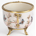 Фарфоровая чаша с бронзовыми элементами Eden Garden варинант исполнения - 3 | Loft Concept в Красноярске