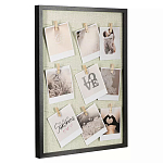 Рамка для фото с подсветкой c деревянными прищепками в комплекте Photo Backlight варинант исполнения - 1 | Loft Concept в Красноярске