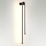 Бра черного цвета с изогнутым плафоном Luke Lampco Tracer Lamp варинант исполнения - 4 | Loft Concept в Красноярске