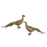 Статуэтка бронзовая пара Павлины Bronze Birds варинант исполнения - 1 | Loft Concept в Красноярске