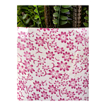 Кашпо из белого фарфора с розовым цветочным орнаментом Eden Garden варинант исполнения - 4 | Loft Concept в Красноярске