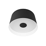 Потолочный светильник с цилиндрическим черным металлическим абажуром 20 Urban Dome варинант исполнения - 1 | Loft Concept в Красноярске