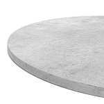 Стол обеденный с круглой светло-серой столешницей Harris Collection варинант исполнения - 5 | Loft Concept в Красноярске