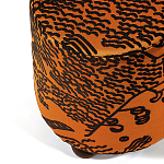 Пуф Wakonda Terracotta Tiger Mountain с Круглыми ножками  варинант исполнения - 1 | Loft Concept в Красноярске