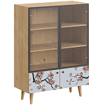 Витрина с изображением на дверцах Elise Cupboard варинант исполнения - 6 | Loft Concept в Красноярске