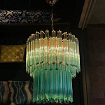 Дизайнерская люстра Blue Lagoon glass бирюзовое стекло  варинант исполнения - 4 | Loft Concept в Красноярске