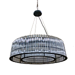 Подвесная люстра круглая Double Glass Sphere варинант исполнения - 1 | Loft Concept в Красноярске