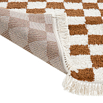 Ковер с шахматным принтом Chess Layout с эффектом шерсти варинант исполнения - 5 | Loft Concept в Красноярске