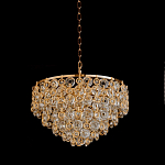 Люстра каскадная с подвесками в форме колец Galaxy of Light варинант исполнения - 4 | Loft Concept в Красноярске